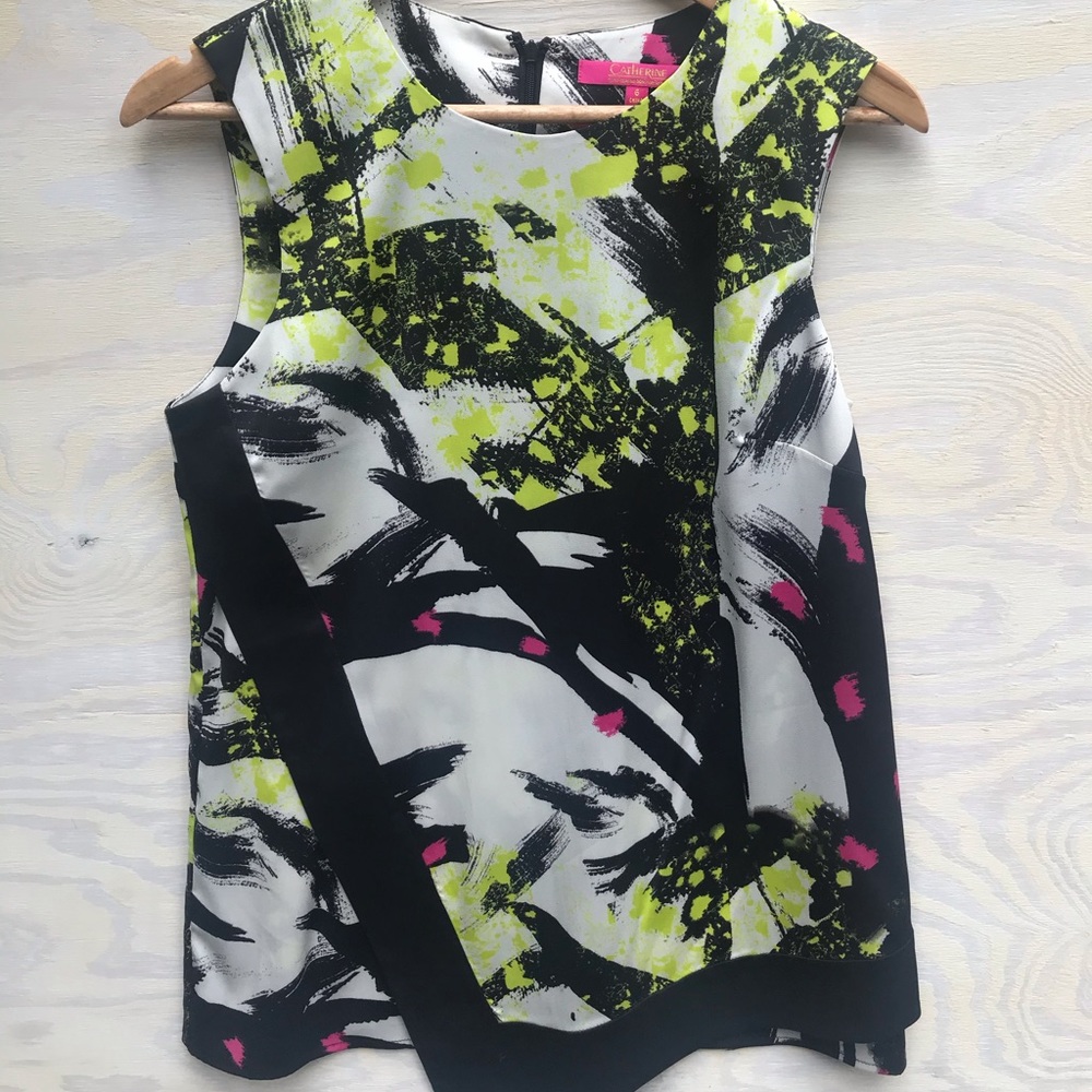 Catherine malandrino Asymmetrical top cami size 6